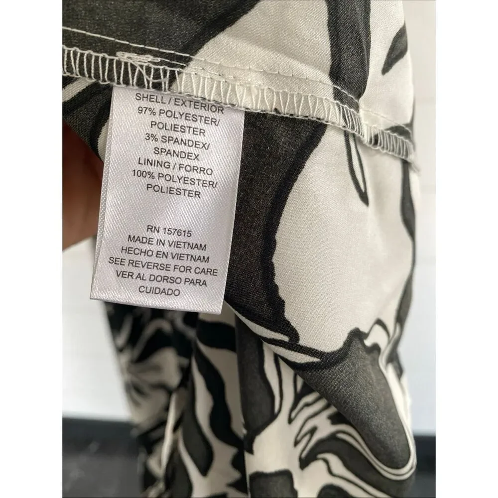 NICOLE MILLER Sleeveless Floral Print Satin Maxi Dress Sz M NWT/001